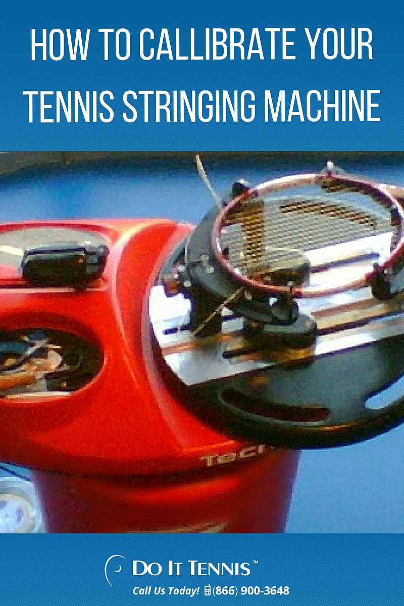 Stringing machine calibration