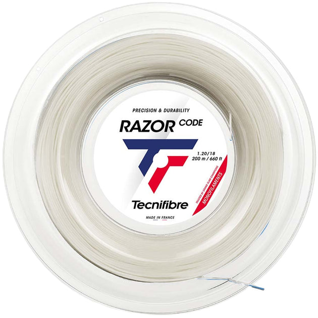 Tecnifibre Razor Code Carbon 16g Tennis String (Reel)