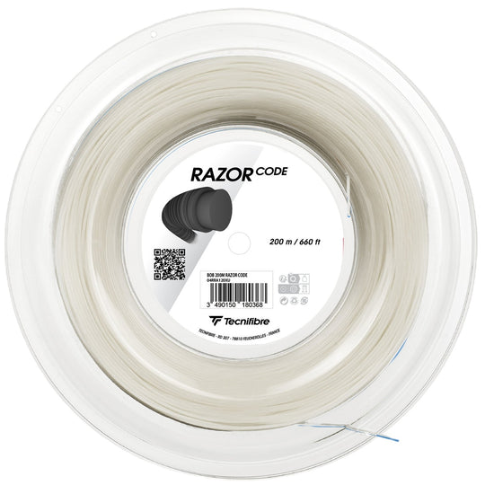 Tecnifibre Razor Code Carbon 16g Tennis String (Reel)