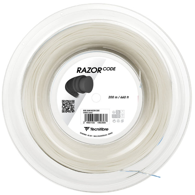 Tecnifibre Razor Code Carbon 16g Tennis String (Reel)