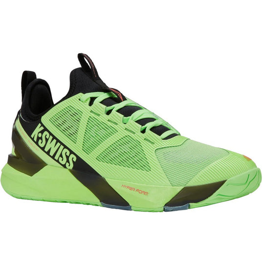 09483-306 K-Swiss Men’s K-Frame Speed Rublo Tennis Shoes (Soft Neon Green/Black/Neon Lava)