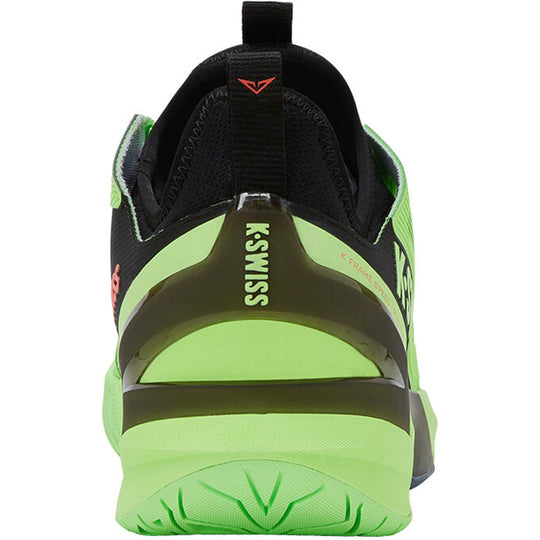 09483-306 K-Swiss Men’s K-Frame Speed Rublo Tennis Shoes (Soft Neon Green/Black/Neon Lava)
