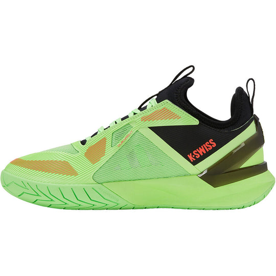 09483-306 K-Swiss Men’s K-Frame Speed Rublo Tennis Shoes (Soft Neon Green/Black/Neon Lava)