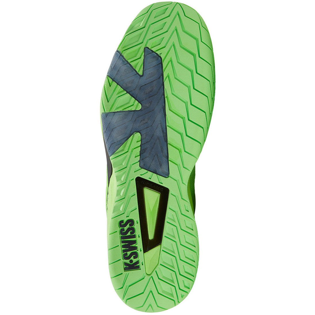 09483-306 K-Swiss Men’s K-Frame Speed Rublo Tennis Shoes (Soft Neon Green/Black/Neon Lava)