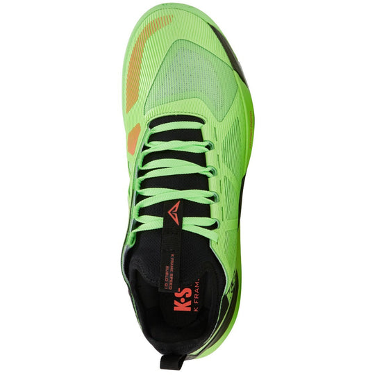 09483-306 K-Swiss Men’s K-Frame Speed Rublo Tennis Shoes (Soft Neon Green/Black/Neon Lava)