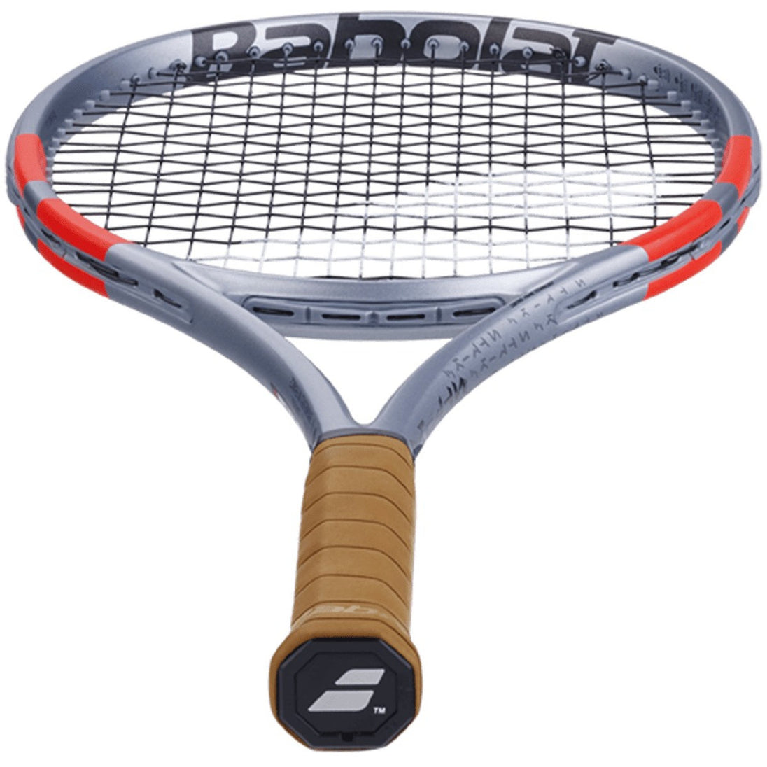 101574-3018 Babolat Pure Strike 97 4th Gen Tennis Racquet (Carbon Grey)