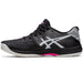 1041A298-002 Asics Men's Solution Swift FF Tennis Shoes (Black/Hot Pink) - Left