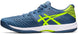 Asics Men's Solution Swift FF Tennis Shoes (Steel Blue/Hazard Green)
