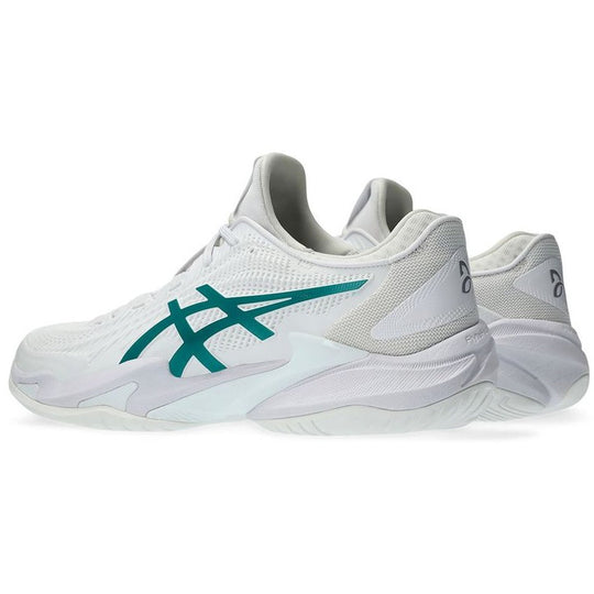 1041A361-100 Asics Men's Court FF 3 Novak Tennis Shoes (White/Pitch Green)