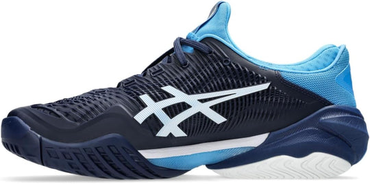 1041A361-963 Asics Men's Court FF 3 Novak Tennis Shoes (Blue Expanse/White)