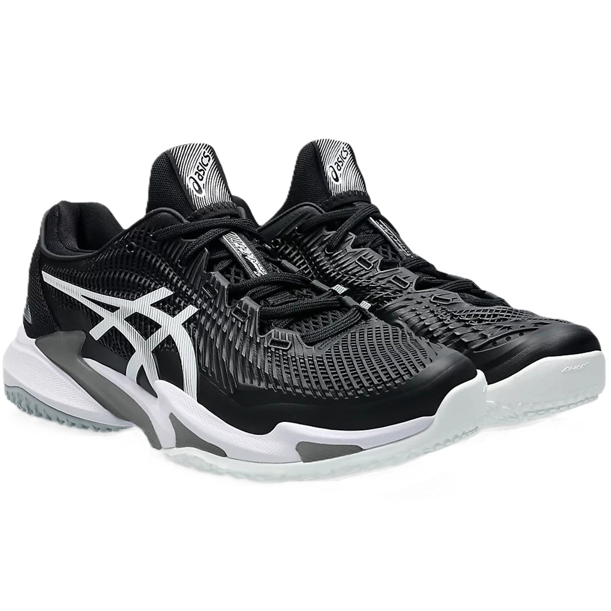 1041A369-002 Asics Men's Court FF 3 Tennis Shoes (Black/White)