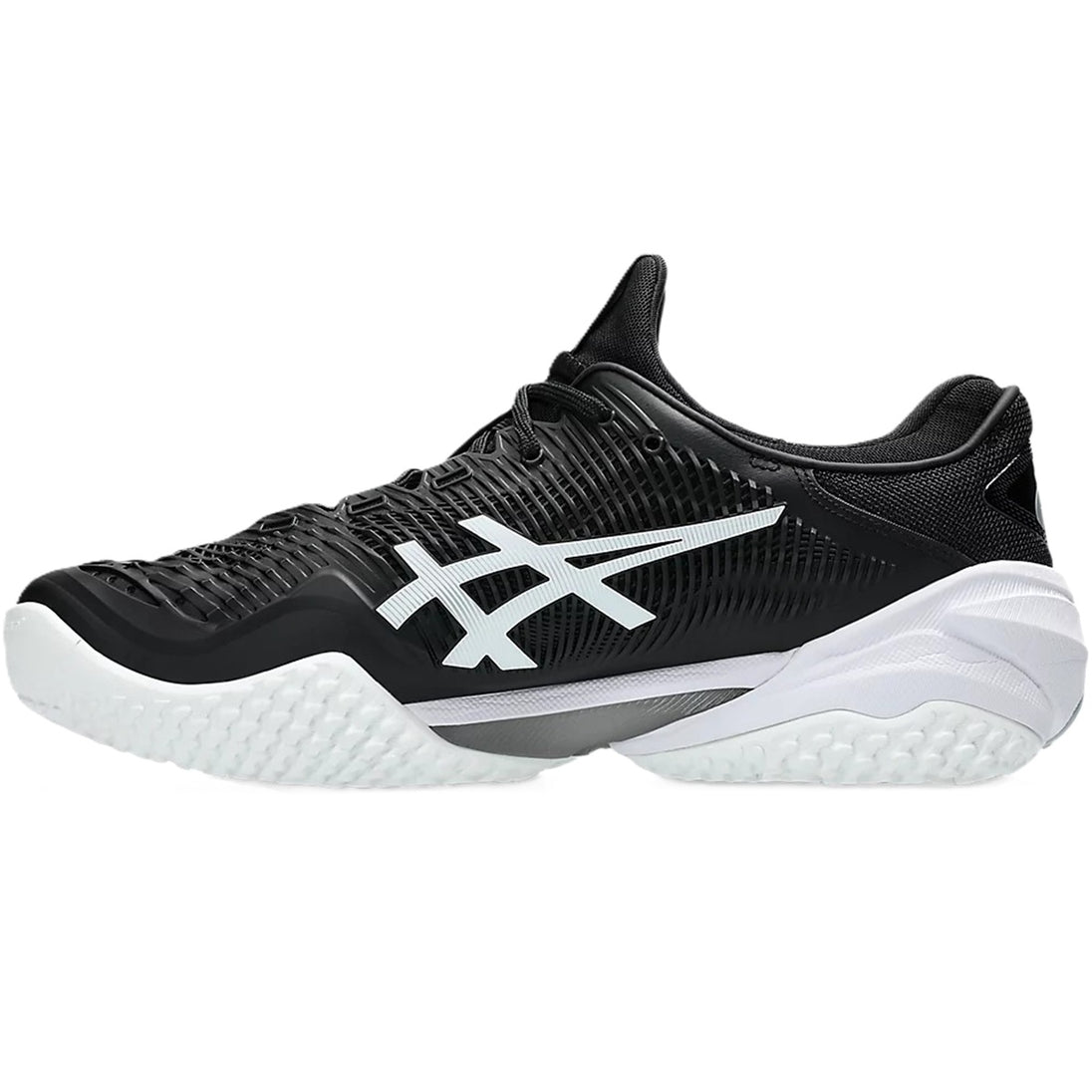 1041A369-002 Asics Men's Court FF 3 Tennis Shoes (Black/White)