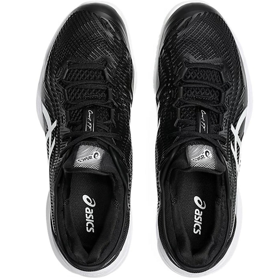 1041A369-002 Asics Men's Court FF 3 Tennis Shoes (Black/White)