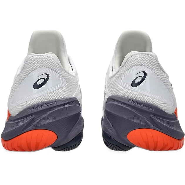 1041A370-104 Asics Men's Court FF 3 Tennis Shoes (White/Greyish Purple)