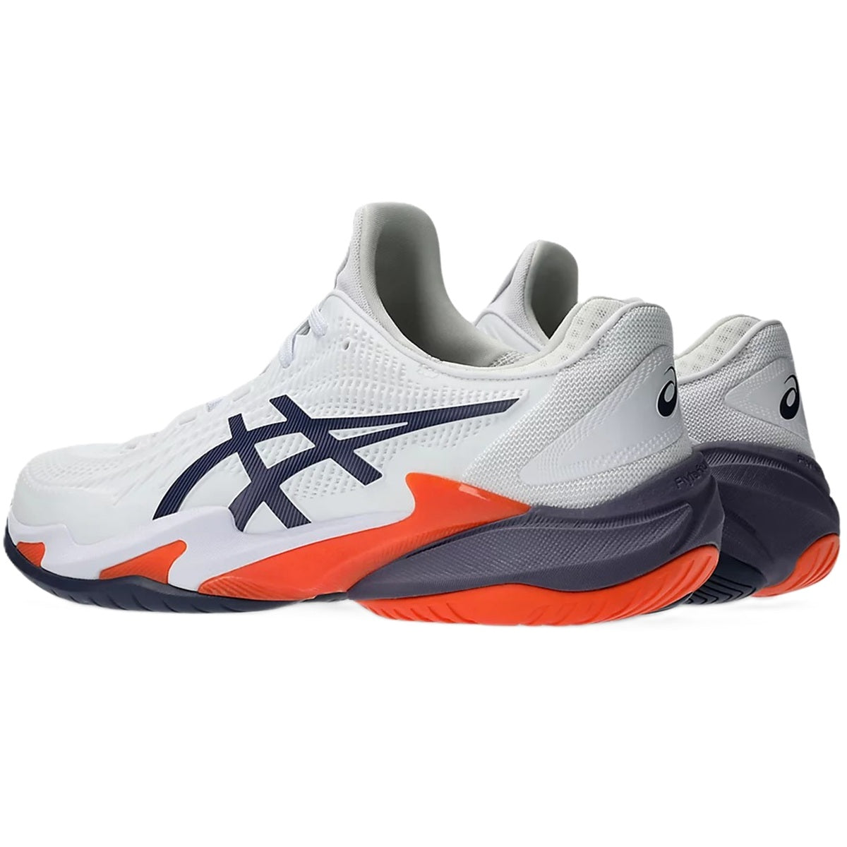 1041A370-104 Asics Men's Court FF 3 Tennis Shoes (White/Greyish Purple)
