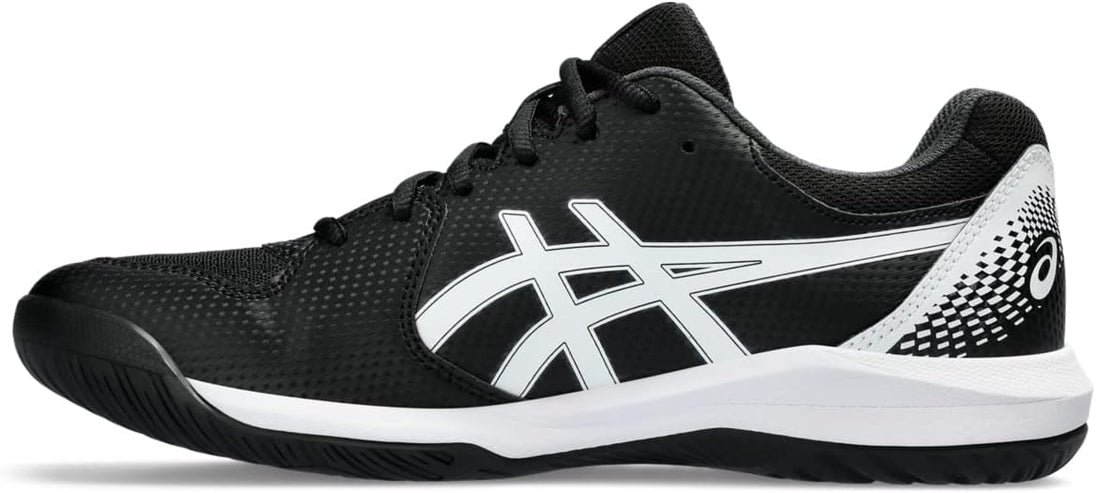 1041A408-001 Asics Men's Gel-Dedicate 8 Tennis Shoes (Black/White)