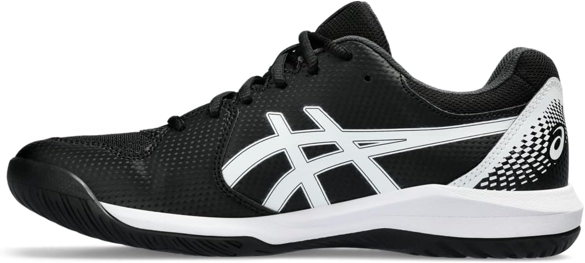1041A408-001 Asics Men's Gel-Dedicate 8 Tennis Shoes (Black/White)