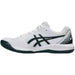 1041A408-104 Asics Men's Gel-Dedicate 8 Tennis Shoes (White/Saxon Green)
