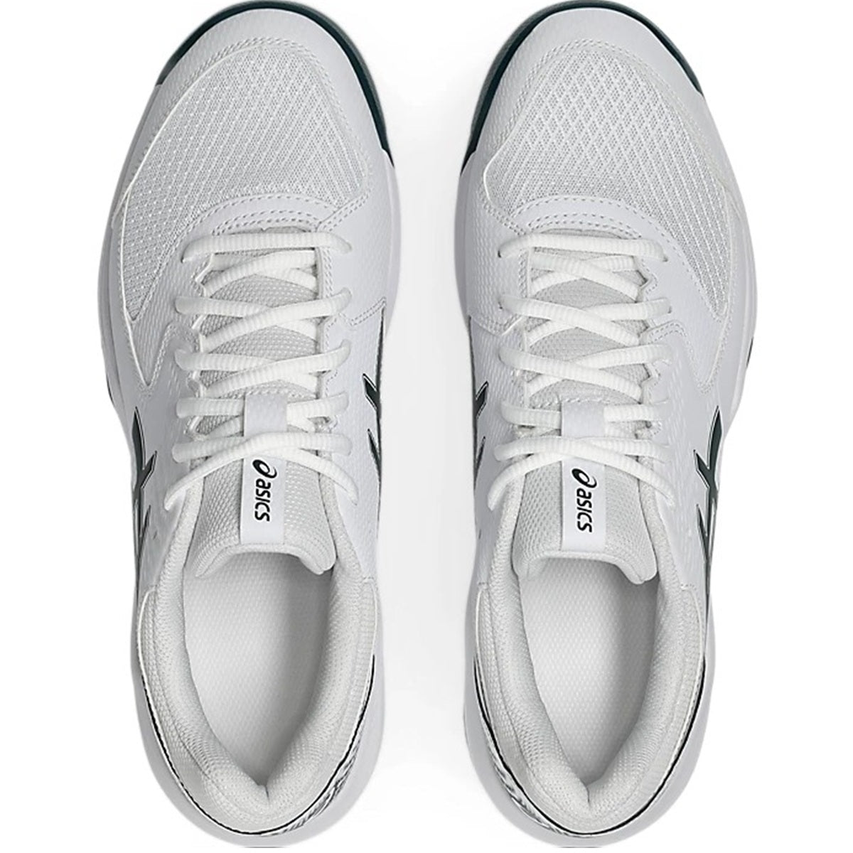 Asics Men's Gel-Dedicate 8 Tennis Shoes (White/Saxon Green)
