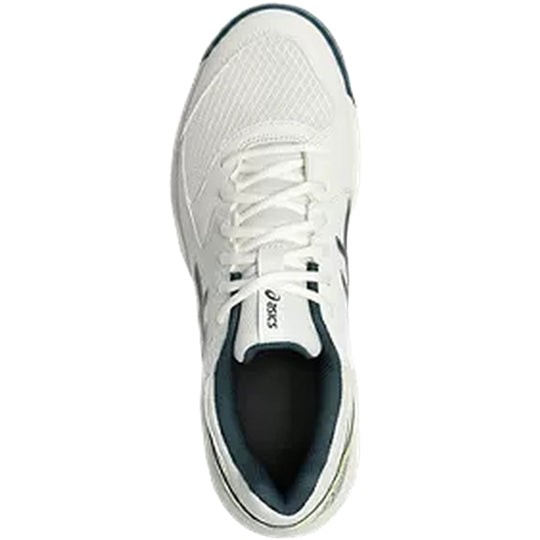 1041A409-104 Asics Men's Gel-Dedicate 8 Pickleball Shoes (Cream/Tranquil Teal)