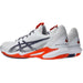 1041A4378103 Asics Men's Solution Speed FF 3 Tennis Shoes (White/Greyish Purple)