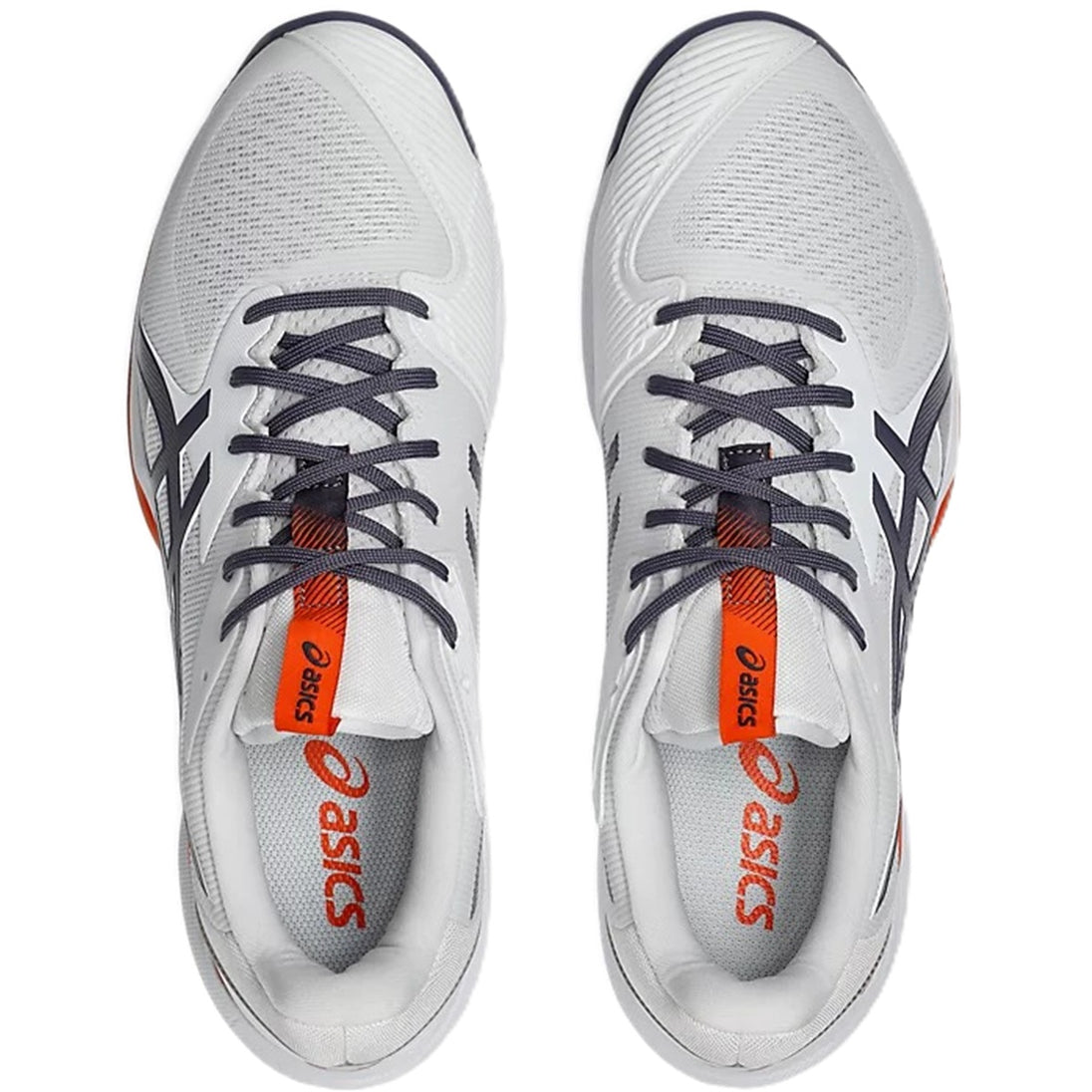 1041A4378103 Asics Men's Solution Speed FF 3 Tennis Shoes (White/Greyish Purple)