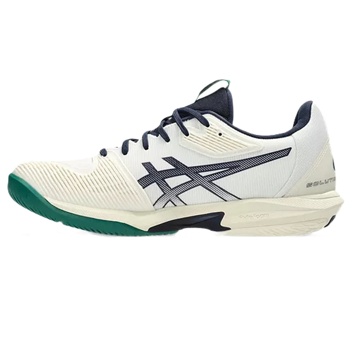 1041A438-104 Asics Men's Solution Speed FF 3 Tennis Shoes (Cream/Midnight)
