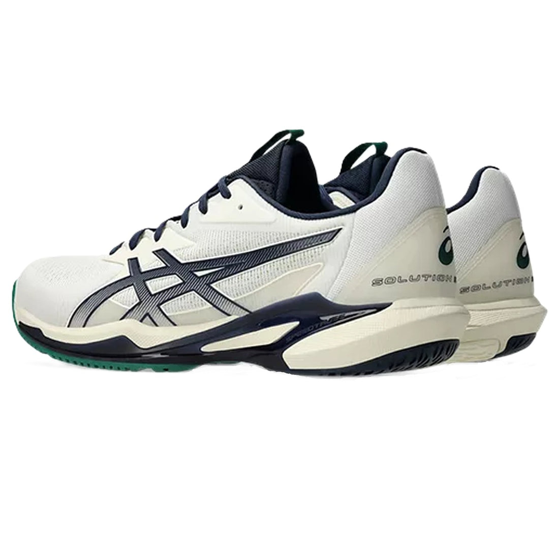 1041A438-104 Asics Men's Solution Speed FF 3 Tennis Shoes (Cream/Midnight)