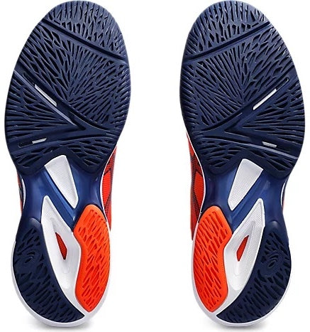 1041A438-800 Asics Men's Solution Speed FF 3 Tennis Shoes (Koi/Blue Expanse)