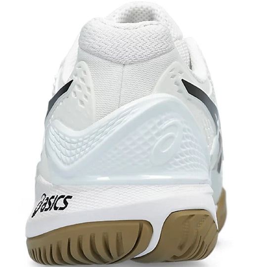 1041A453-100 Asics Men's Gel-Resolution 9 Tennis Shoes (White/Black/Brown)