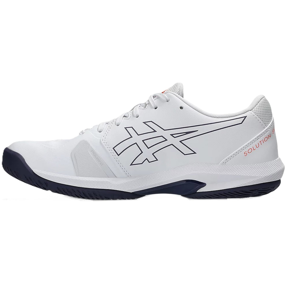 1041A466-102 Asics Men's Solution Swift FF 2 Tennis Shoes (White/Nova Orange)