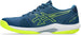 1041A466-400 Asics Men's Solution Swift FF 2 Tennis Shoes (Mako Blue/Safety Yellow)