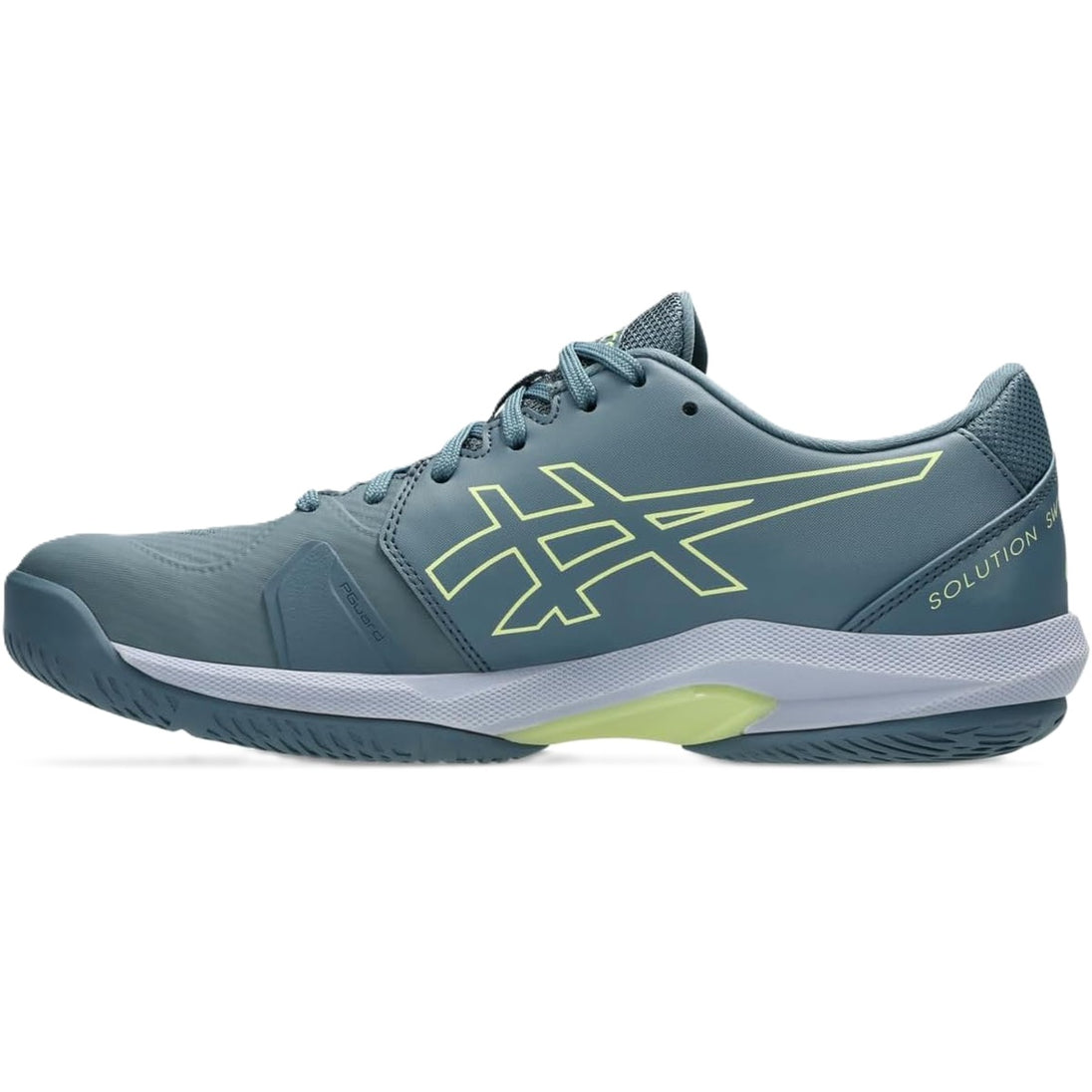 1041A466-402 Asics Men's Solution Swift FF 2 Tennis Shoes (Grey Blue/Pistachio)