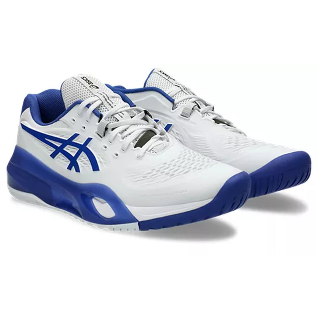 1041A481-101 Asics Men's Gel-Resolution X Tennis Shoes White Dark Cobalt