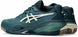1041A485-300 Asics Men's Gel-Resolution X Clay Tennis Shoes (Saxon Green/Birch)