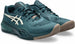 1041A485-300 Asics Men's Gel-Resolution X Clay Tennis Shoes (Saxon Green/Birch)
