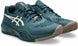 1041A485-300 Asics Men's Gel-Resolution X Clay Tennis Shoes (Saxon Green/Birch)
