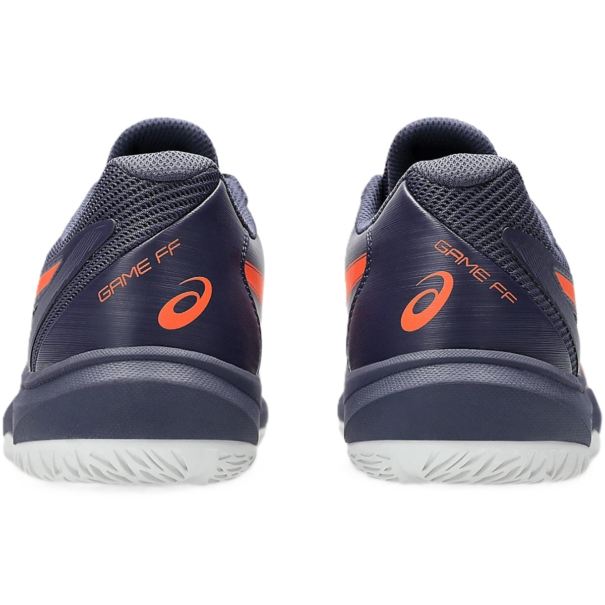 1041A489-500 Asics Men’s Game FF Tennis Shoes (Indigo/Nova Orange)