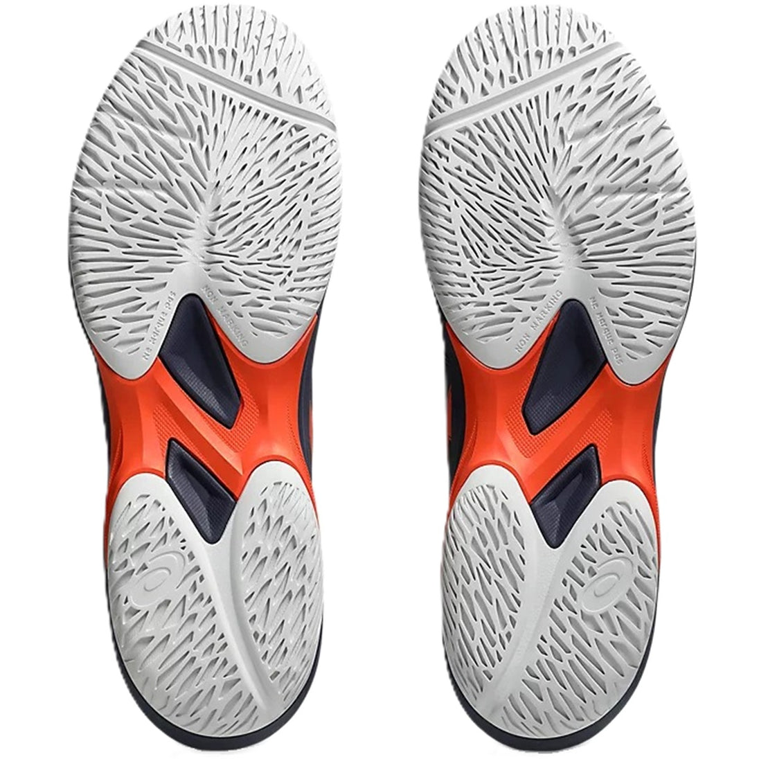 1041A489-500 Asics Men’s Game FF Tennis Shoes (Indigo/Nova Orange)