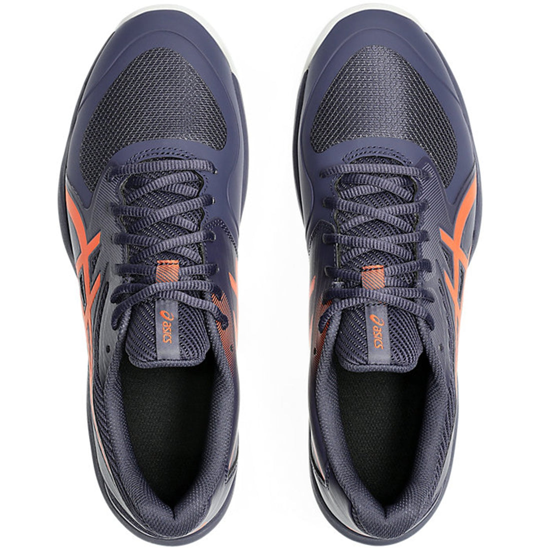 1041A489-500 Asics Men’s Game FF Tennis Shoes (Indigo/Nova Orange)