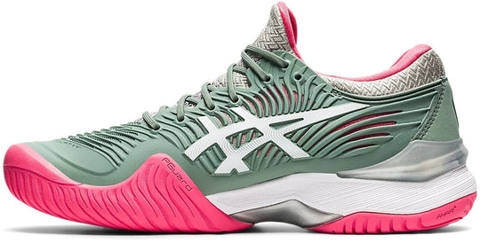 1042A076-021 Asics Women's Court FF 2 Tennis Shoes (Slate Grey/White)