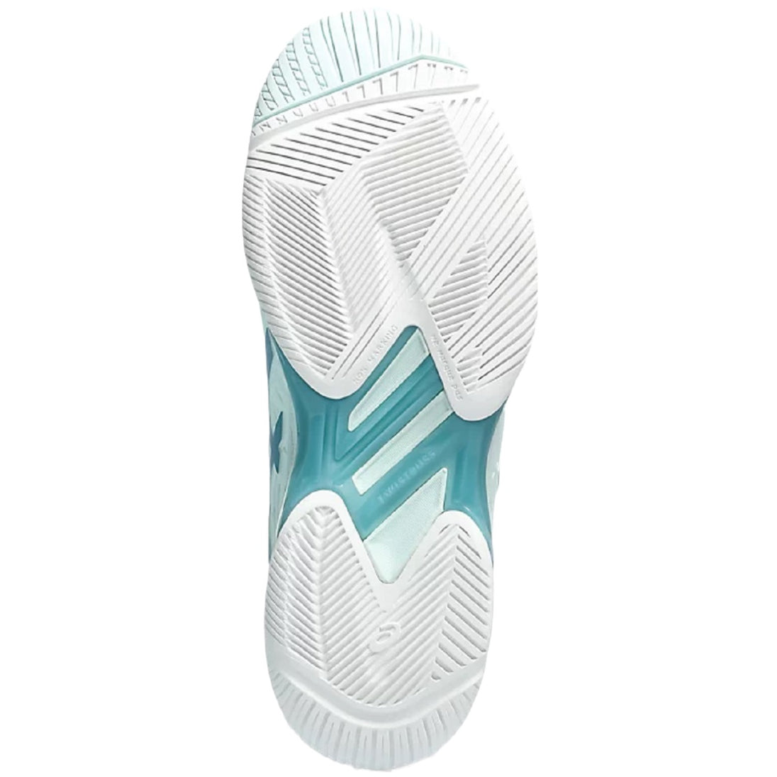 1042A136-405 Asics Women's Solution Speed FF 2 Tennis Shoes (Soothing Sea/Gris Blue) - Sole