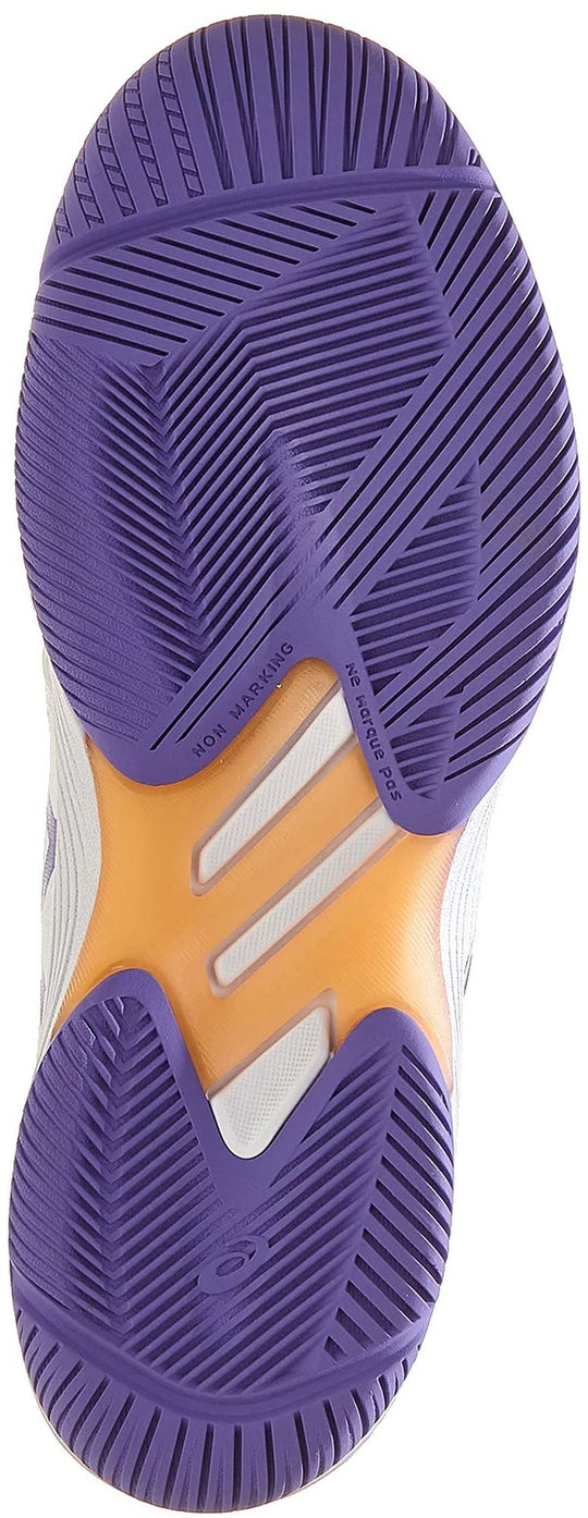 1042A197-105 Asics Women's Solution Swift FF Tennis Shoes (White/Amethyst)
