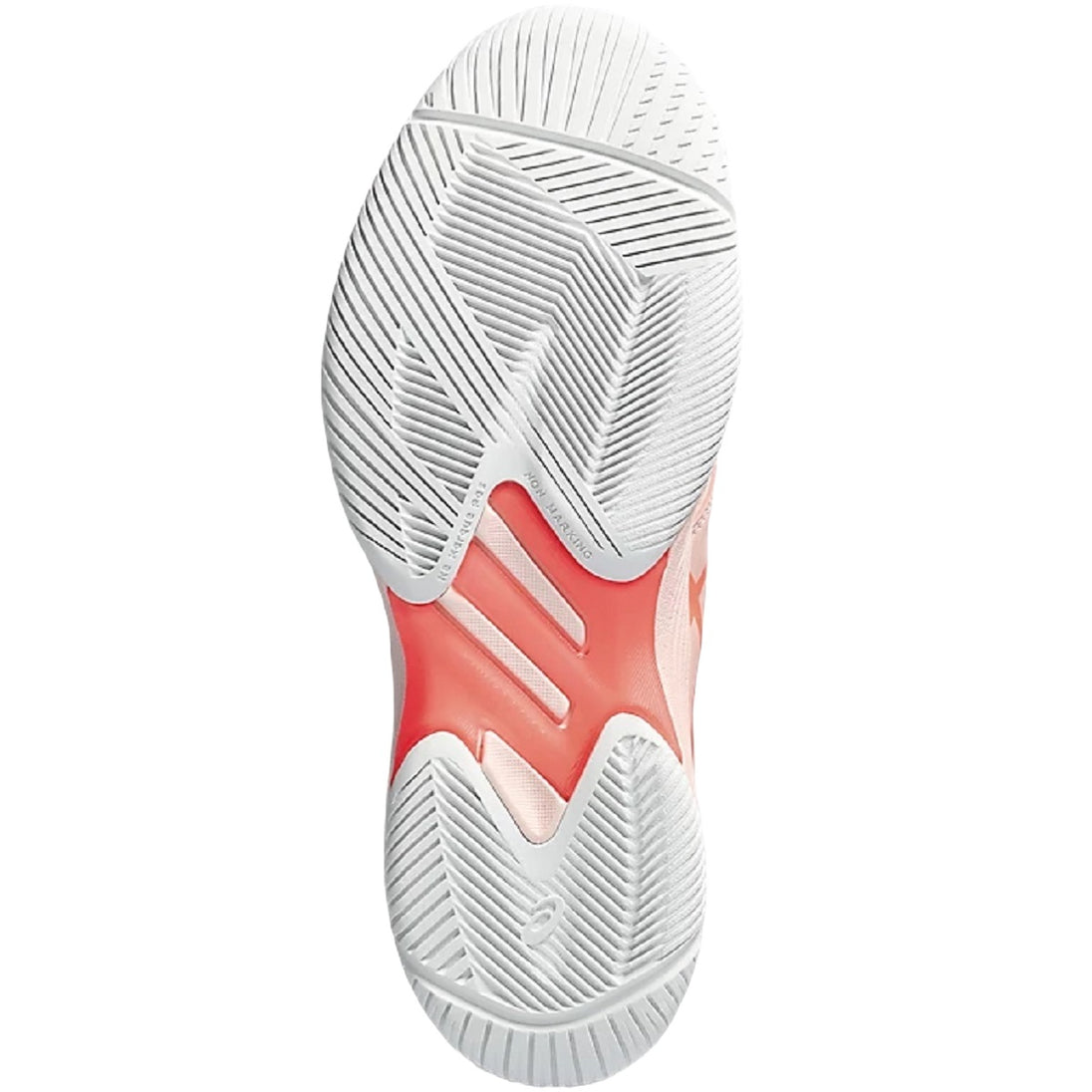 1042A197-701 Asics Women's Solution Swift FF Tennis Shoes (Pearl Pink/Sun Coral)