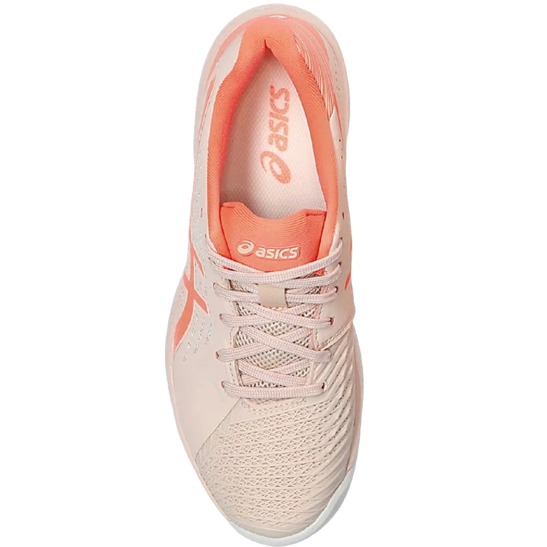 1042A197-701 Asics Women's Solution Swift FF Tennis Shoes (Pearl Pink/Sun Coral)