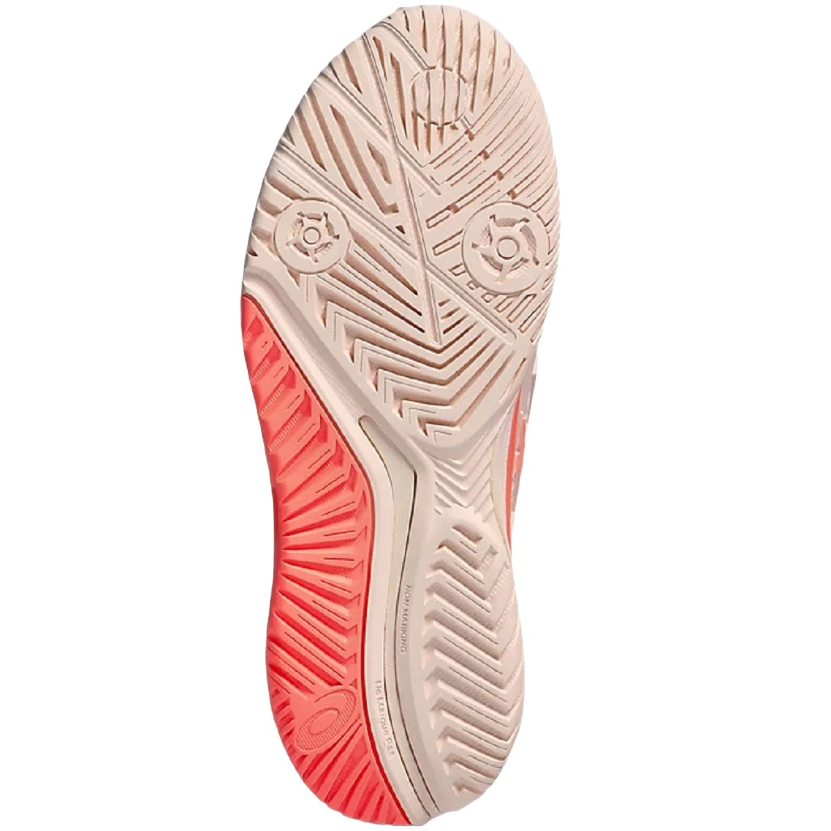 1042A208-700 Asics Women's Gel-Resolution 9 Tennis Shoes (Pearl Pink/Sun Coral)
