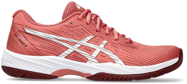 1042A211-600 Asics Women’s Gel-Game 9 Tennis Shoes (Light Garnet/White)