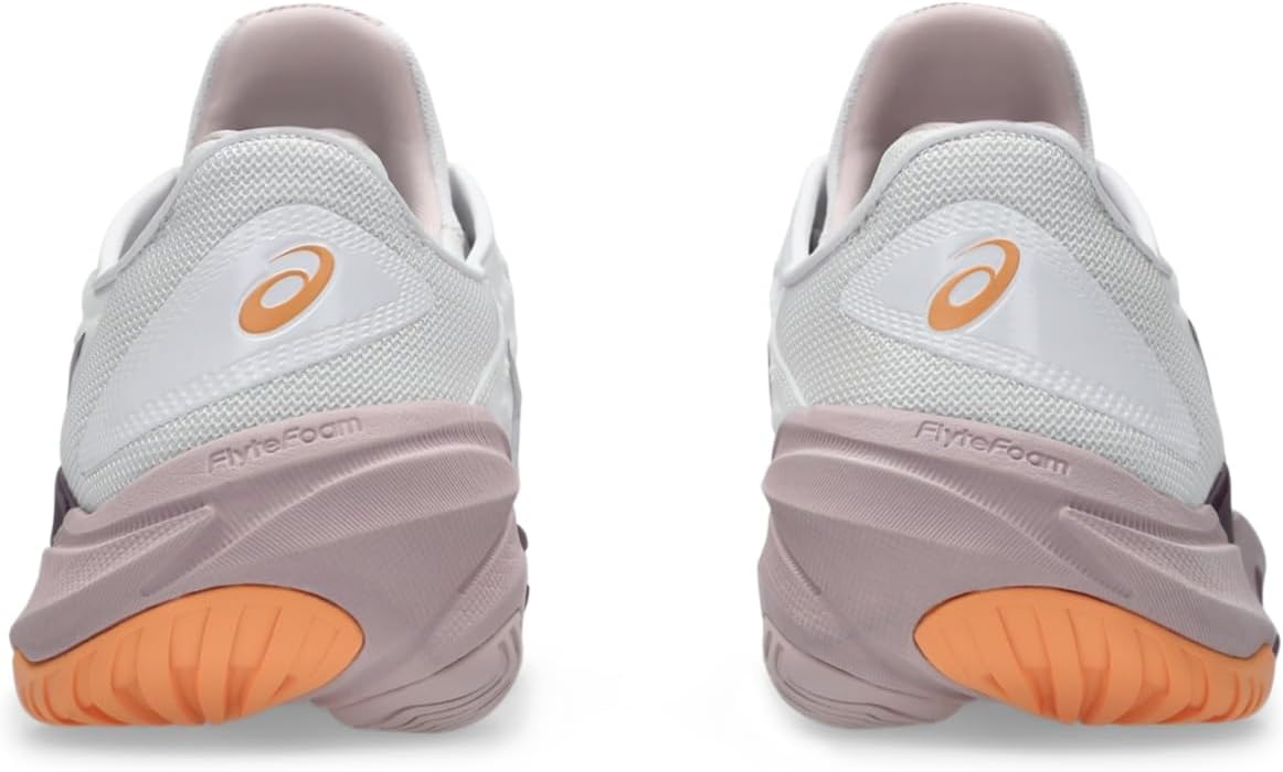 1042A220-104 Asics Women's Court FF 3 Tennis Shoes (White/Watershed Rose)