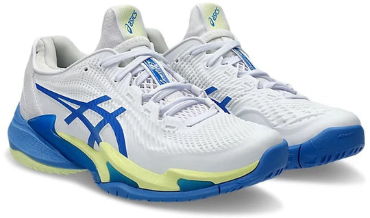 1042A220-105 Asics Women's Court FF 3 Tennis Shoes (White/Illusion Blue)