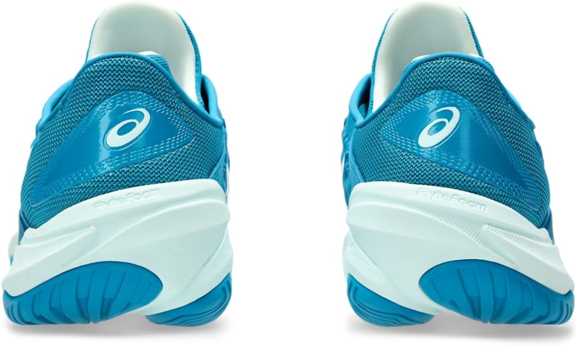 1042A220-401 Asics Women's Court FF 3 Tennis Shoes (Teal Blue/White)